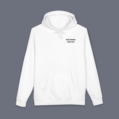 White (No Risk No 911) Hoodie.