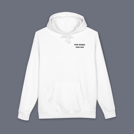 White (No Risk No 911) Hoodie.