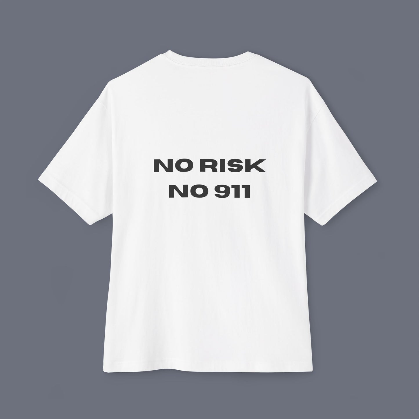 White (No Risk No 911) Tee.