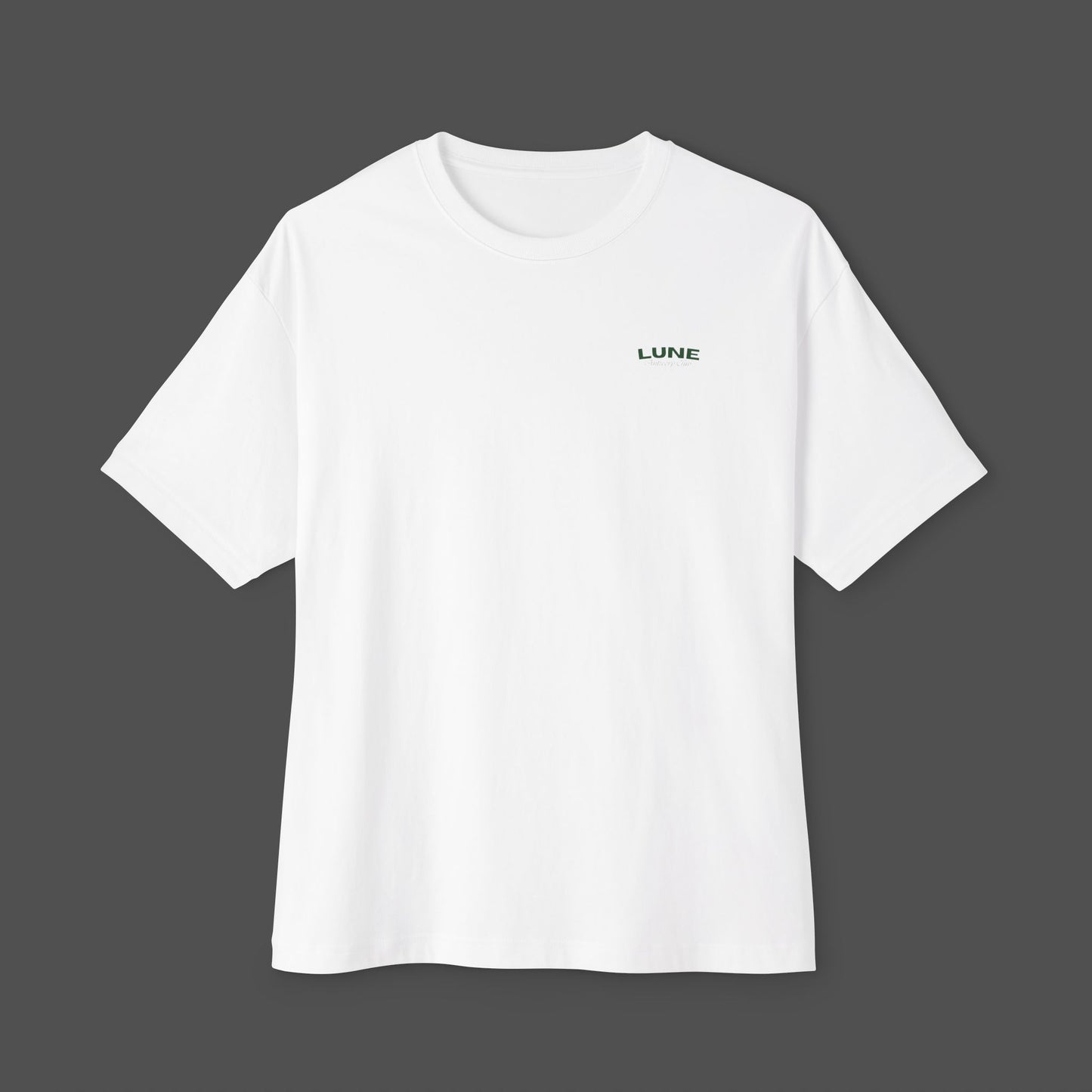 lune-antwerp green dsgn oversized white tee.