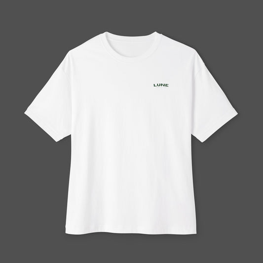 lune-antwerp green dsgn oversized white tee.