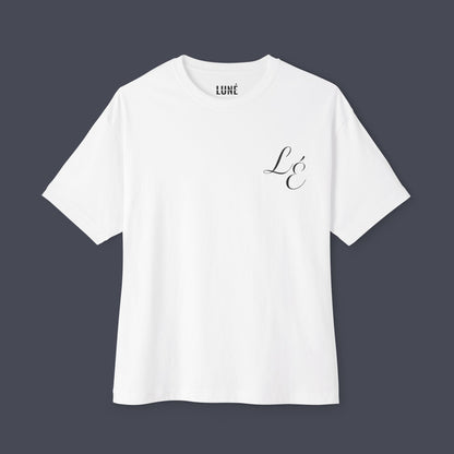 LÉ AMBIGRAM OVERSIZED TEE.