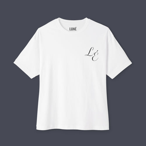 LÉ AMBIGRAM OVERSIZED TEE.