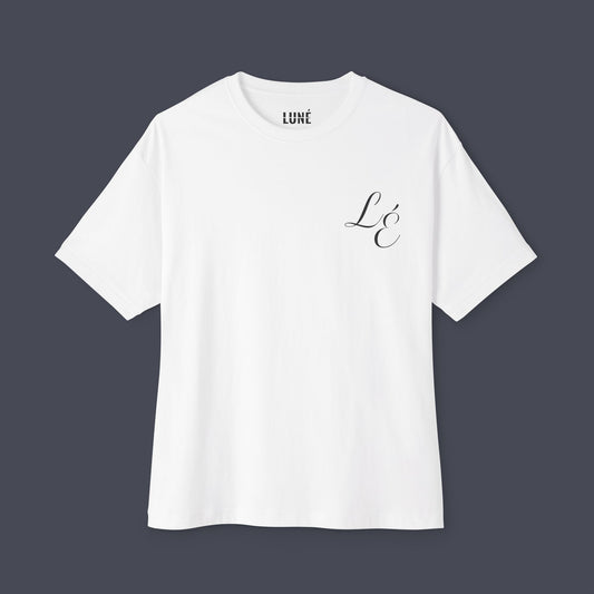 LÉ AMBIGRAM OVERSIZED TEE.
