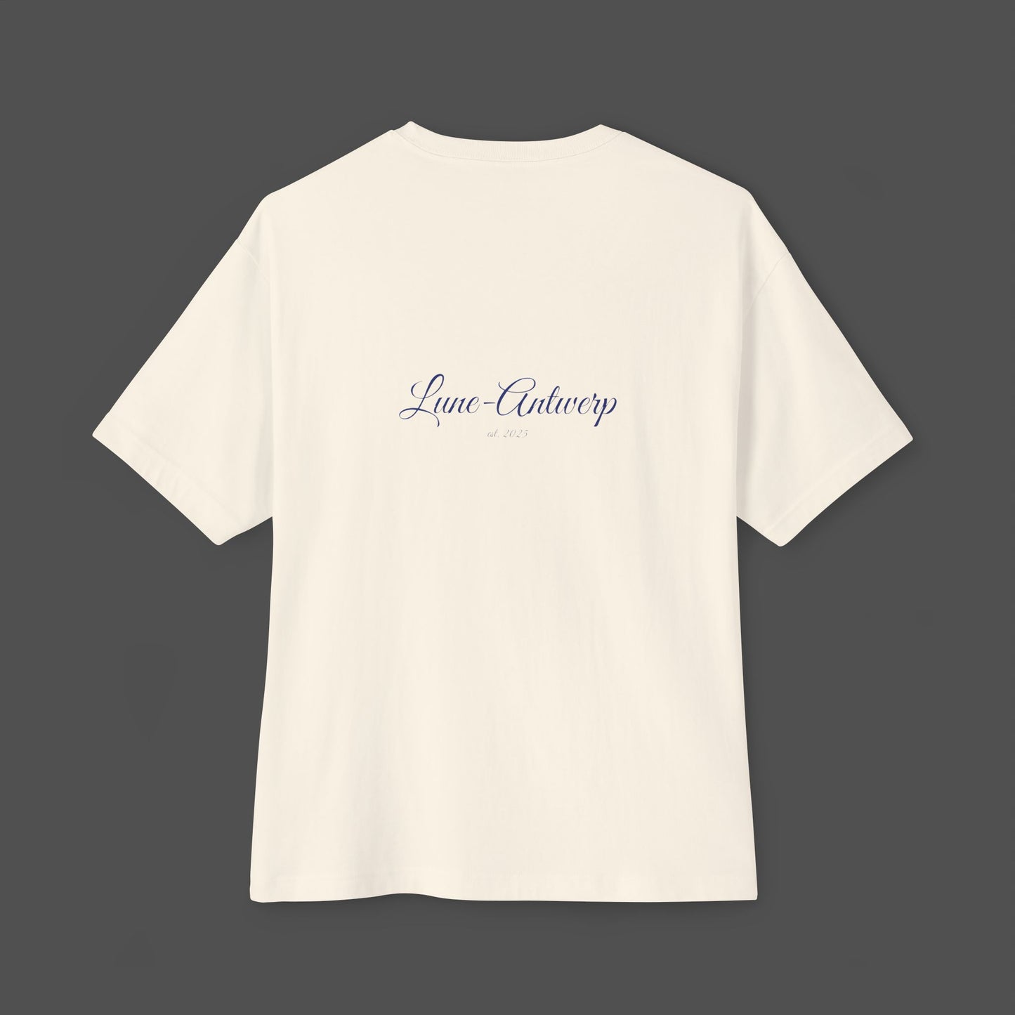 lune-antwerp le oversized natural tee.