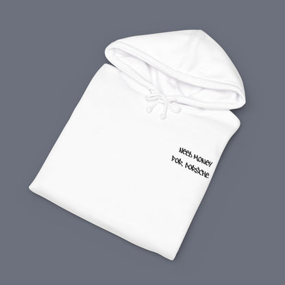 White (Need Money For Porsche) Hoodie.
