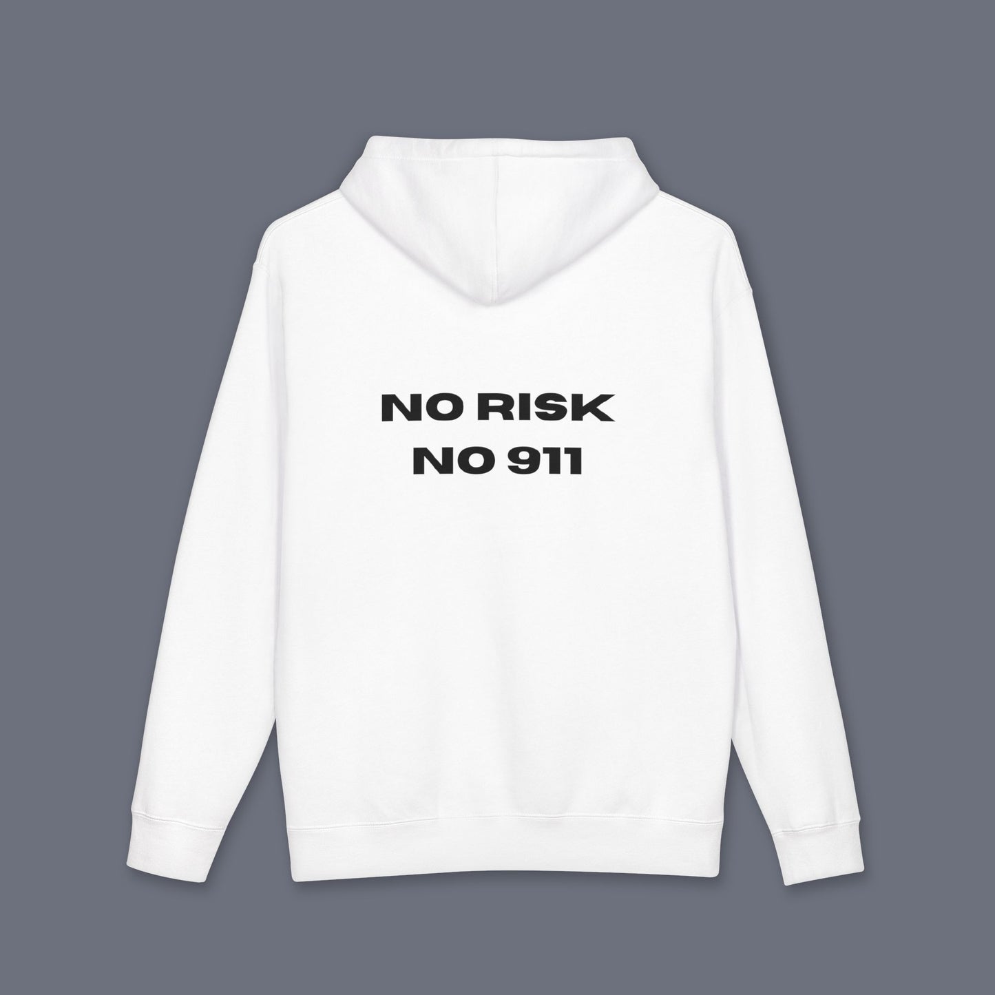 White (No Risk No 911) Hoodie.